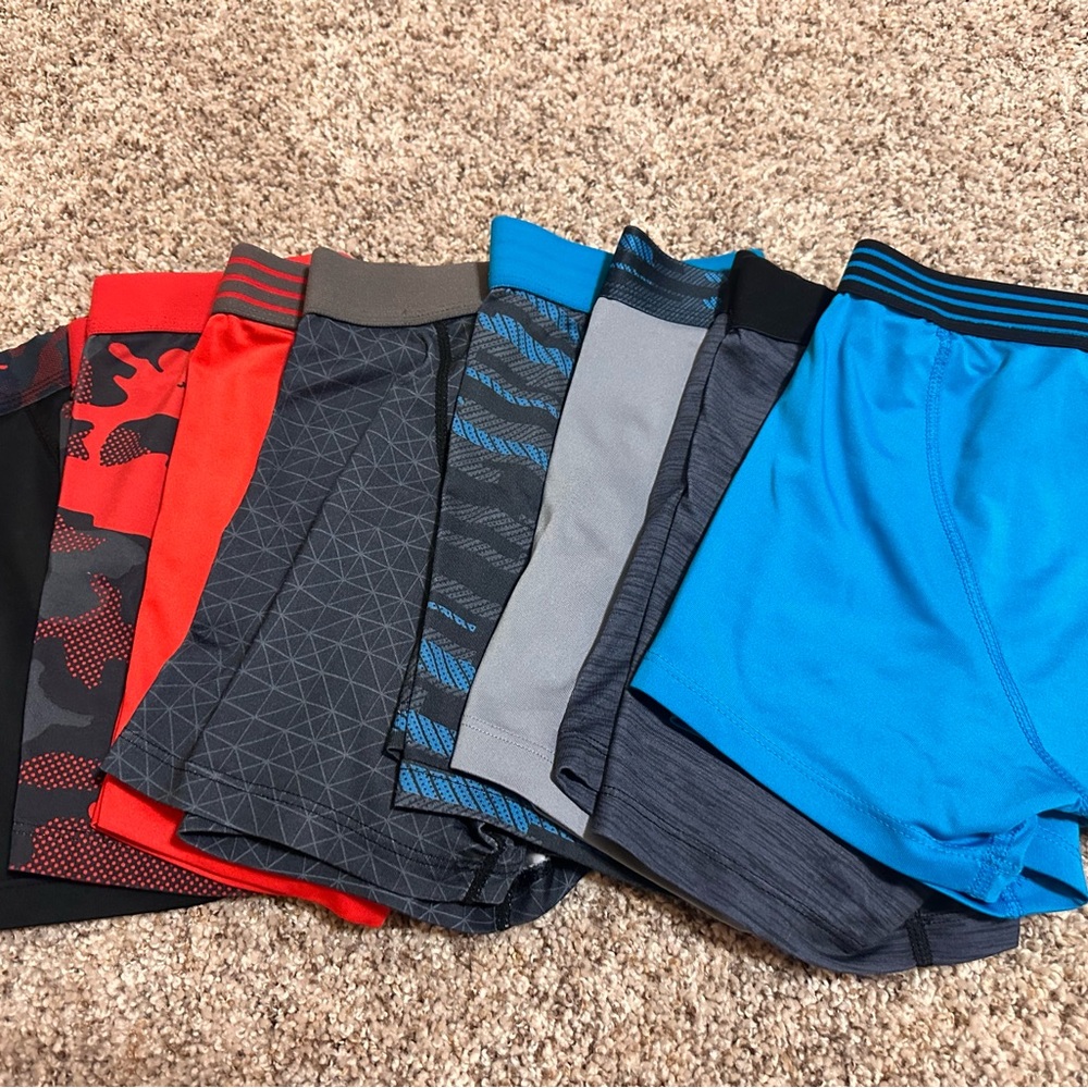 Tek Gear Blue and Black Striped Shorts